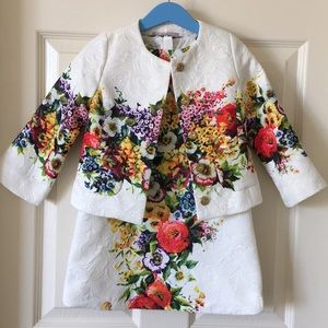 2 piece set -dress + jacket. Gorgeous for girl